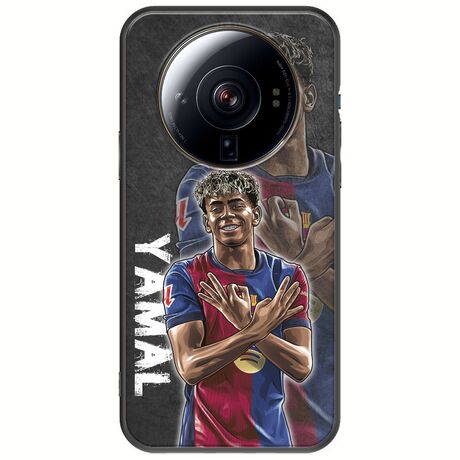 Football Stars - Lamine Yamal Xiaomi 12S Ultra Black TPU (Μαύρη Σιλικόνη)
