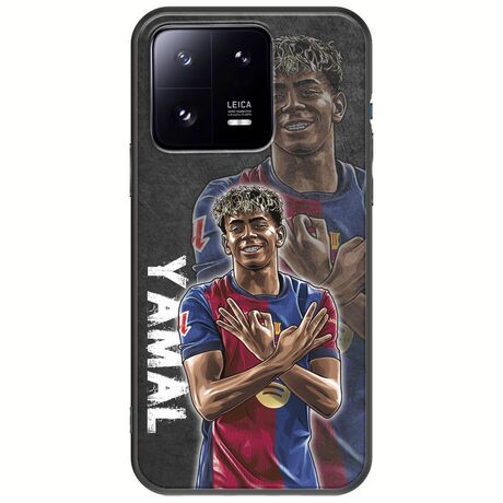 Football Stars - Lamine Yamal Xiaomi 13 Pro 5G Black TPU (Μαύρη Σιλικόνη)