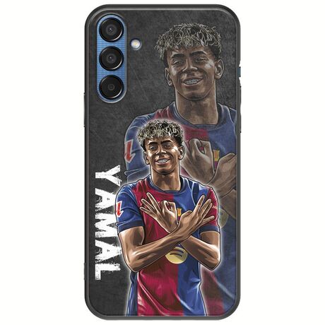 Football Stars - Lamine Yamal Samsung Galaxy M15 5G Black TPU (Μαύρη Σιλικόνη)