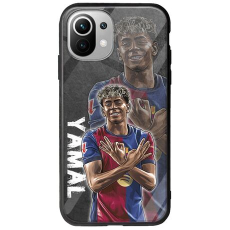 Football Stars - Lamine Yamal Xiaomi Mi 11 Lite / 11 Lite NE / 5G Groove TPU (Tempered Glass και TPU)