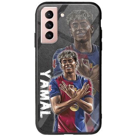 Football Stars - Lamine Yamal Samsung Galaxy S22 Groove TPU (Tempered Glass και TPU)