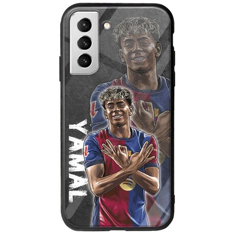 Football Stars - Lamine Yamal Samsung Galaxy S22 Plus Groove TPU (Tempered Glass και TPU)