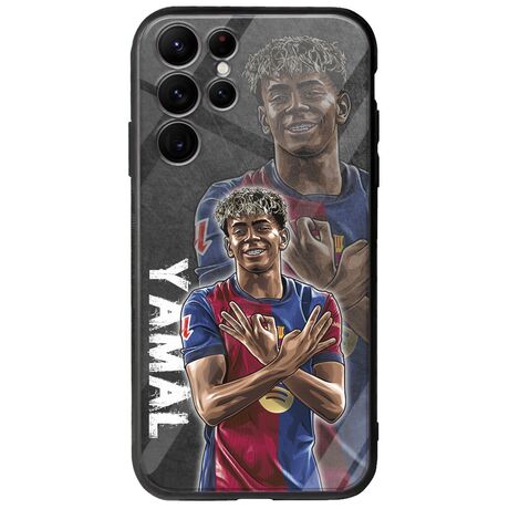 Football Stars - Lamine Yamal Samsung Galaxy S22 Ultra Groove TPU (Tempered Glass και TPU)