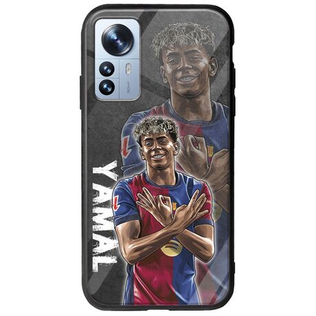 Football Stars - Lamine Yamal Xiaomi 12 Pro Groove TPU (Tempered Glass και TPU)