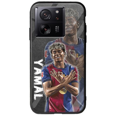Football Stars - Lamine Yamal Xiaomi 13T Pro 5G Groove TPU (Tempered Glass και TPU)