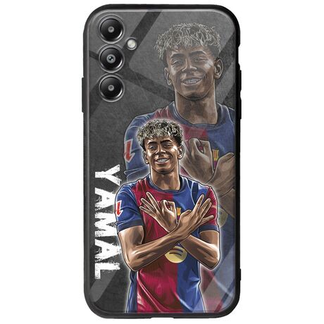 Football Stars - Lamine Yamal Samsung Galaxy A25 5G Groove TPU (Tempered Glass και TPU)