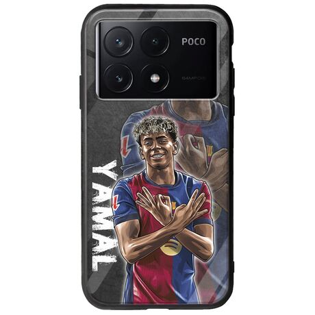 Football Stars - Lamine Yamal Xiaomi Poco X6 Pro 5G Groove TPU (Tempered Glass και TPU)