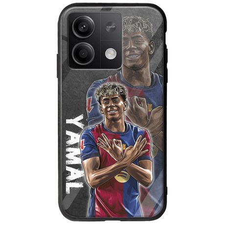 Football Stars - Lamine Yamal Xiaomi Poco X6 5G Groove TPU (Tempered Glass και TPU)