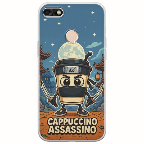 Brainrot - Cappuccino Assasino Huawei P9 Lite Mini Flexible TPU (Διάφανη Σιλικόνη)