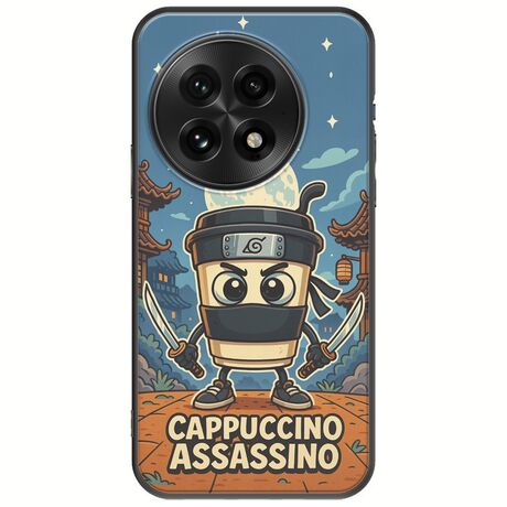 Brainrot - Cappuccino Assasino OnePlus 13 5G Black TPU (Μαύρη Σιλικόνη)
