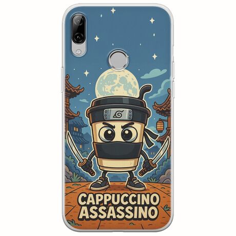 Brainrot - Cappuccino Assasino Huawei P Smart 2019 Flexible TPU (Διάφανη Σιλικόνη)