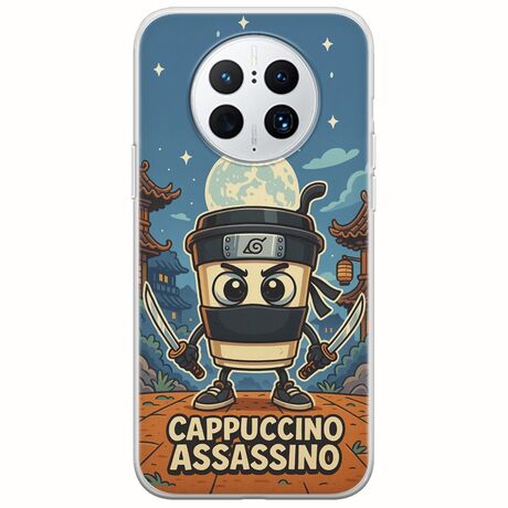 Brainrot - Cappuccino Assasino Huawei Mate 50 Pro Flexible TPU (Διάφανη Σιλικόνη)