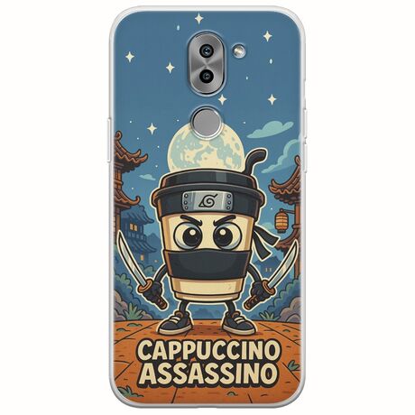 Brainrot - Cappuccino Assasino Huawei Honor 6X Flexible TPU (Διάφανη Σιλικόνη)