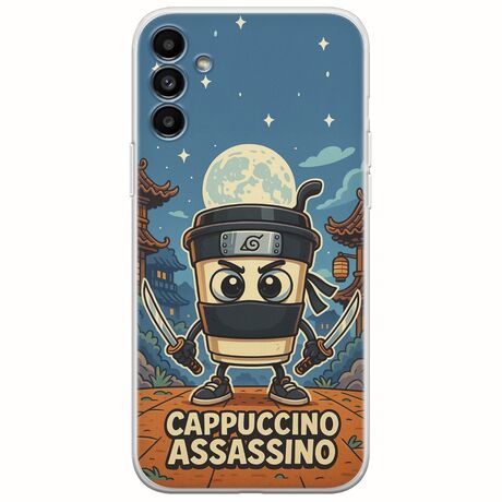 Brainrot - Cappuccino Assasino Samsung Galaxy A04s Flexible TPU (Διάφανη Σιλικόνη)