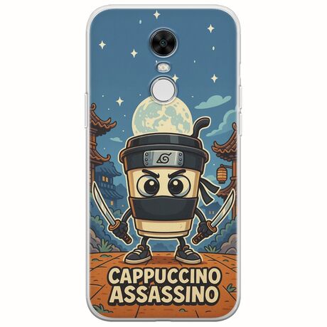 Brainrot - Cappuccino Assasino Xiaomi Redmi Note 4 / Note 4X Flexible TPU (Διάφανη Σιλικόνη)