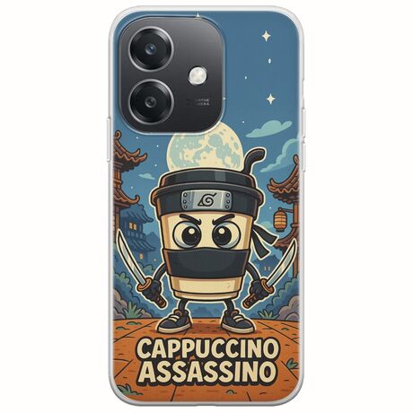 Brainrot - Cappuccino Assasino Oppo A40 Flexible TPU (Διάφανη Σιλικόνη)