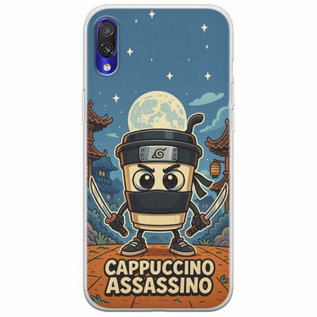 Brainrot - Cappuccino Assasino Xiaomi Redmi 7 Flexible TPU (Διάφανη Σιλικόνη)