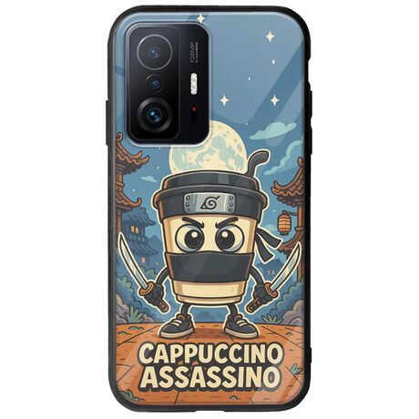 Brainrot - Cappuccino Assasino Xiaomi 11T / 11T Pro Groove TPU (Tempered Glass και TPU)