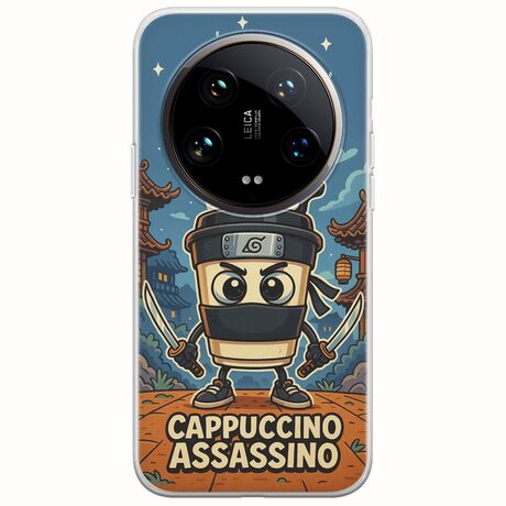 Brainrot - Cappuccino Assasino Xiaomi 14 Ultra 5G Flexible TPU (Διάφανη Σιλικόνη)