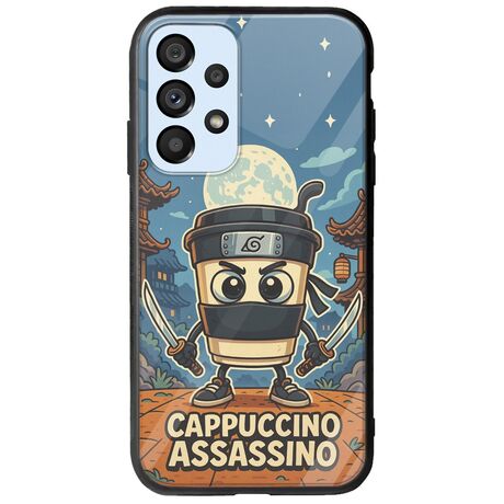 Brainrot - Cappuccino Assasino Samsung Galaxy A53 5G Groove TPU (Tempered Glass και TPU)