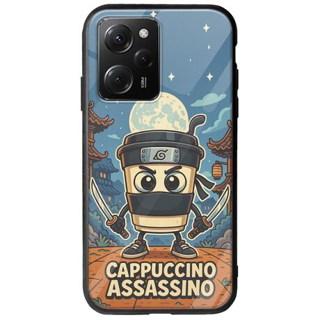 Brainrot - Cappuccino Assasino Xiaomi Poco X5 Pro 5G Groove TPU (Tempered Glass και TPU)
