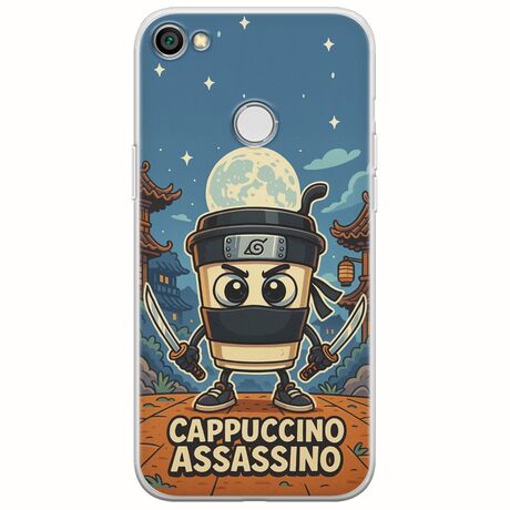 Brainrot - Cappuccino Assasino Xiaomi Redmi Note 5A Prime Flexible TPU (Διάφανη Σιλικόνη)