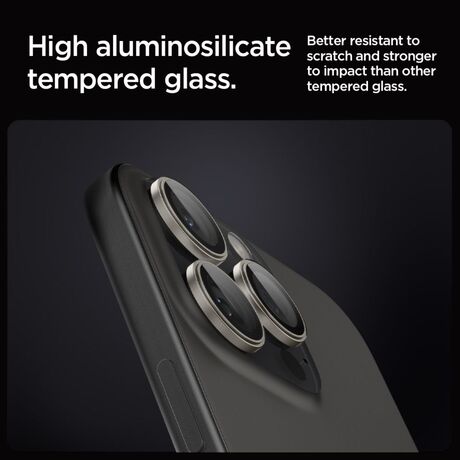 Σετ 2 Natural Titanium προστατευτικών κάμερας για iPhone 14 Pro Max
