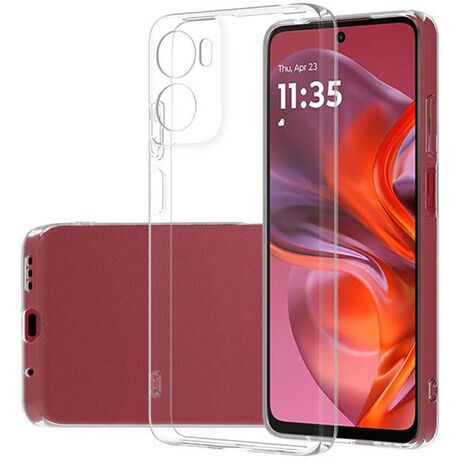 Διάφανη θήκη σιλικόνης 1,5mm για Motorola Moto G05