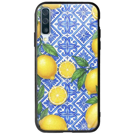 Lemon Garden Samsung Galaxy A50 Groove TPU (Tempered Glass και TPU)