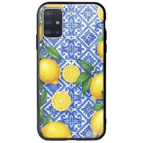 Lemon Garden Samsung Galaxy A71 Groove TPU (Tempered Glass και TPU)