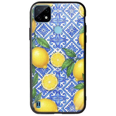 Lemon Garden Realme C21Y / Realme C25Y Groove TPU (Tempered Glass και TPU)