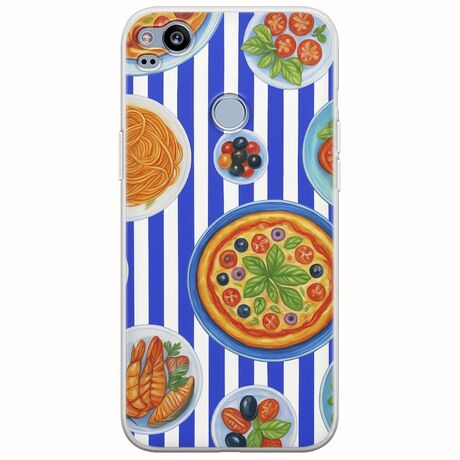 Mediterranean Feast Google Pixel 2 Flexible TPU (Διάφανη Σιλικόνη)