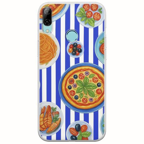 Mediterranean Feast Huawei Y7 2019 Flexible TPU (Διάφανη Σιλικόνη)