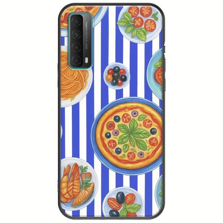 Mediterranean Feast Huawei P Smart 2021 Black TPU (Μαύρη Σιλικόνη)