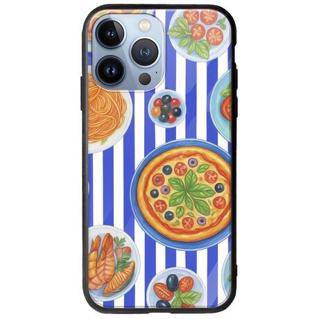 Mediterranean Feast iPhone 13 Pro Groove TPU (Tempered Glass και TPU)