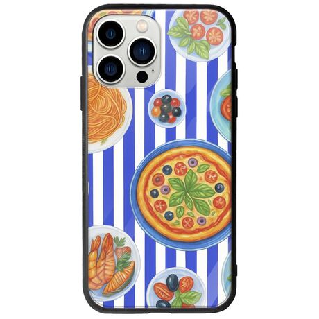 Mediterranean Feast iPhone 14 Pro Groove TPU (Tempered Glass και TPU)