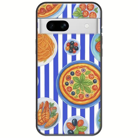 Mediterranean Feast Google Pixel 7a 5G Black TPU (Μαύρη Σιλικόνη)
