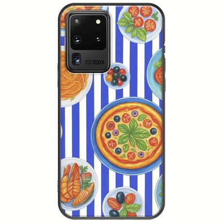 Mediterranean Feast Samsung Galaxy S20 Ultra Black TPU (Μαύρη Σιλικόνη)