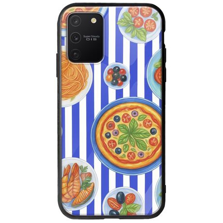 Mediterranean Feast Samsung Galaxy S10 Lite Groove TPU (Tempered Glass και TPU)