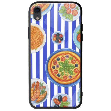 Mediterranean Feast iPhone XR Groove TPU (Tempered Glass και TPU)