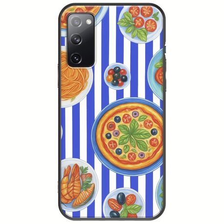 Mediterranean Feast Samsung Galaxy S20 FE Black TPU (Μαύρη Σιλικόνη)