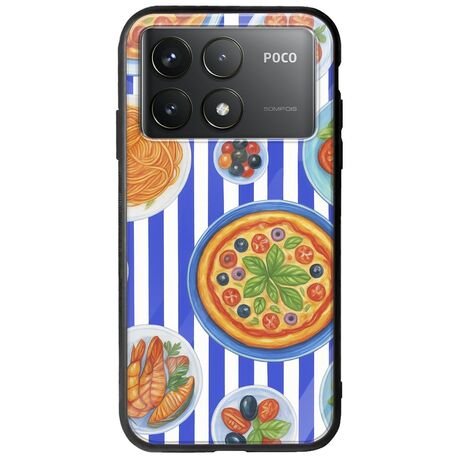 Mediterranean Feast Xiaomi Poco F6 Pro 5G Groove TPU (Tempered Glass και TPU)