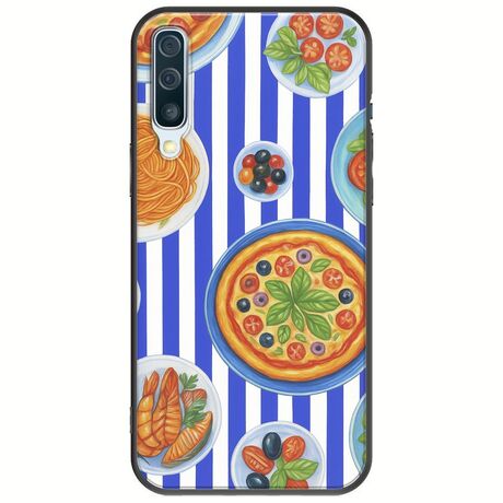 Mediterranean Feast Samsung Galaxy A50 Black TPU (Μαύρη Σιλικόνη)