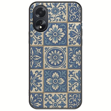 Aegean Mosaic Oppo A18 4G Black TPU (Μαύρη Σιλικόνη)