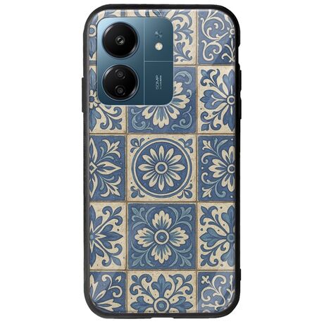 Aegean Mosaic Xiaomi Poco C65 Groove TPU (Tempered Glass και TPU)