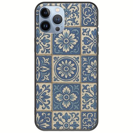Aegean Mosaic iPhone 12 Pro Black TPU (Μαύρη Σιλικόνη)