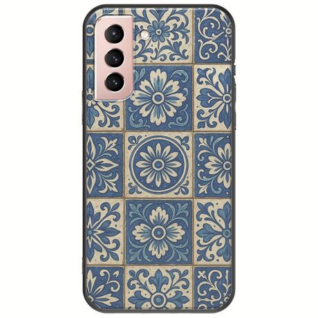 Aegean Mosaic Samsung Galaxy S22 Black TPU (Μαύρη Σιλικόνη)