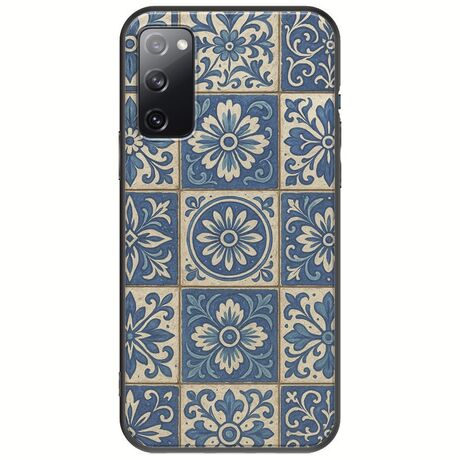 Aegean Mosaic Samsung Galaxy S20 FE Black TPU (Μαύρη Σιλικόνη)