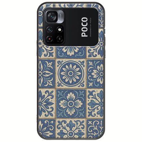 Aegean Mosaic Xiaomi Poco M4 Pro 4G Black TPU (Μαύρη Σιλικόνη)