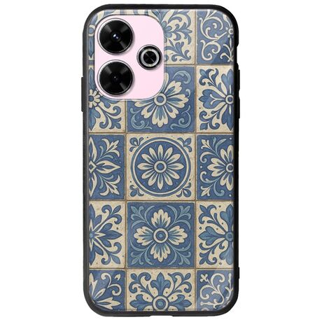 Aegean Mosaic Xiaomi Poco M6 4G Groove TPU (Tempered Glass και TPU)